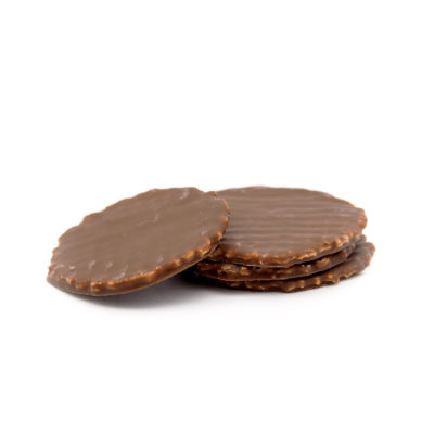 Dinkel Knusperwaffeln mit Vollmilch Schokolade